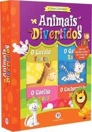 Box Animais Divertidos - com 6 livrinhos cartonados